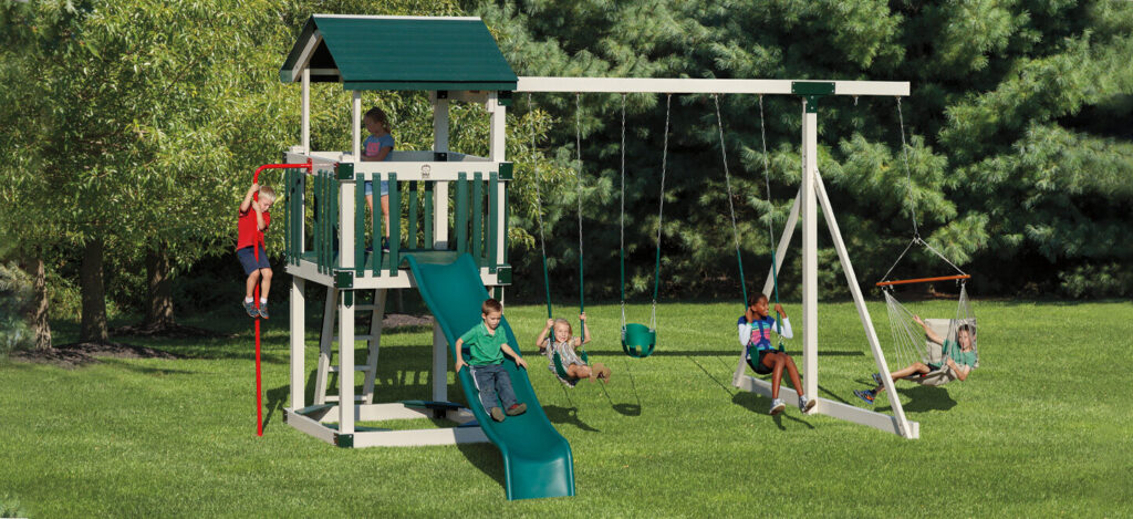 Residential Playground Equipment in Marietta, GA designed for safe and engaging outdoor family fun