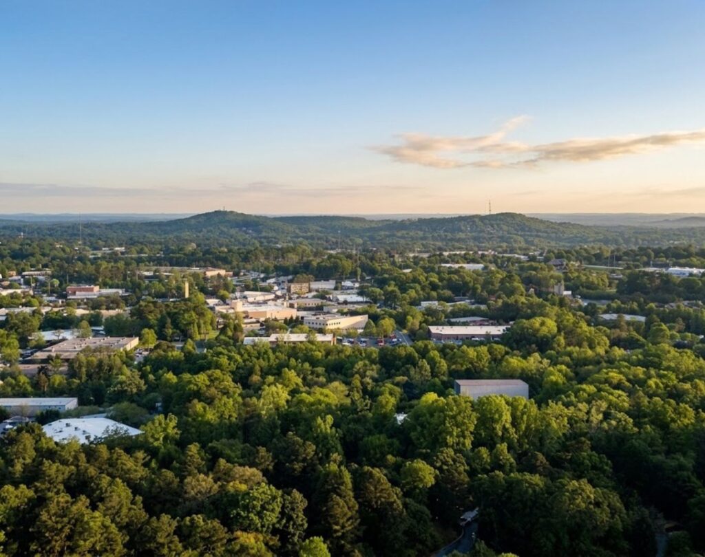 From top Blackjack Mountain, Cobb County, GA
