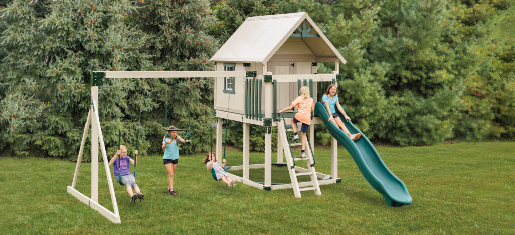 Durable Playground Equipment in Acworth, GA installed for safe and enjoyable residential outdoor play