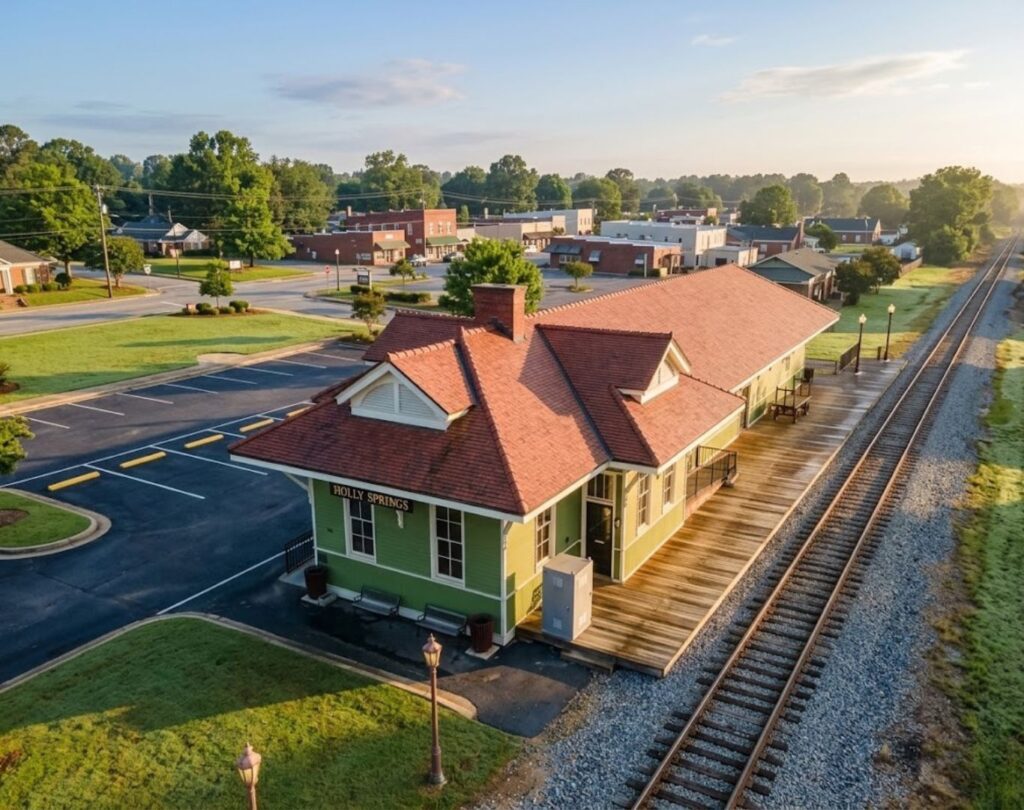Holly Springs train depot, Holly Springs, GA