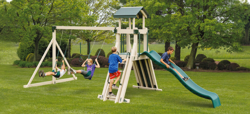 High-quality Playground Equipment in Alpharetta, GA designed for safe and enjoyable residential outdoor play